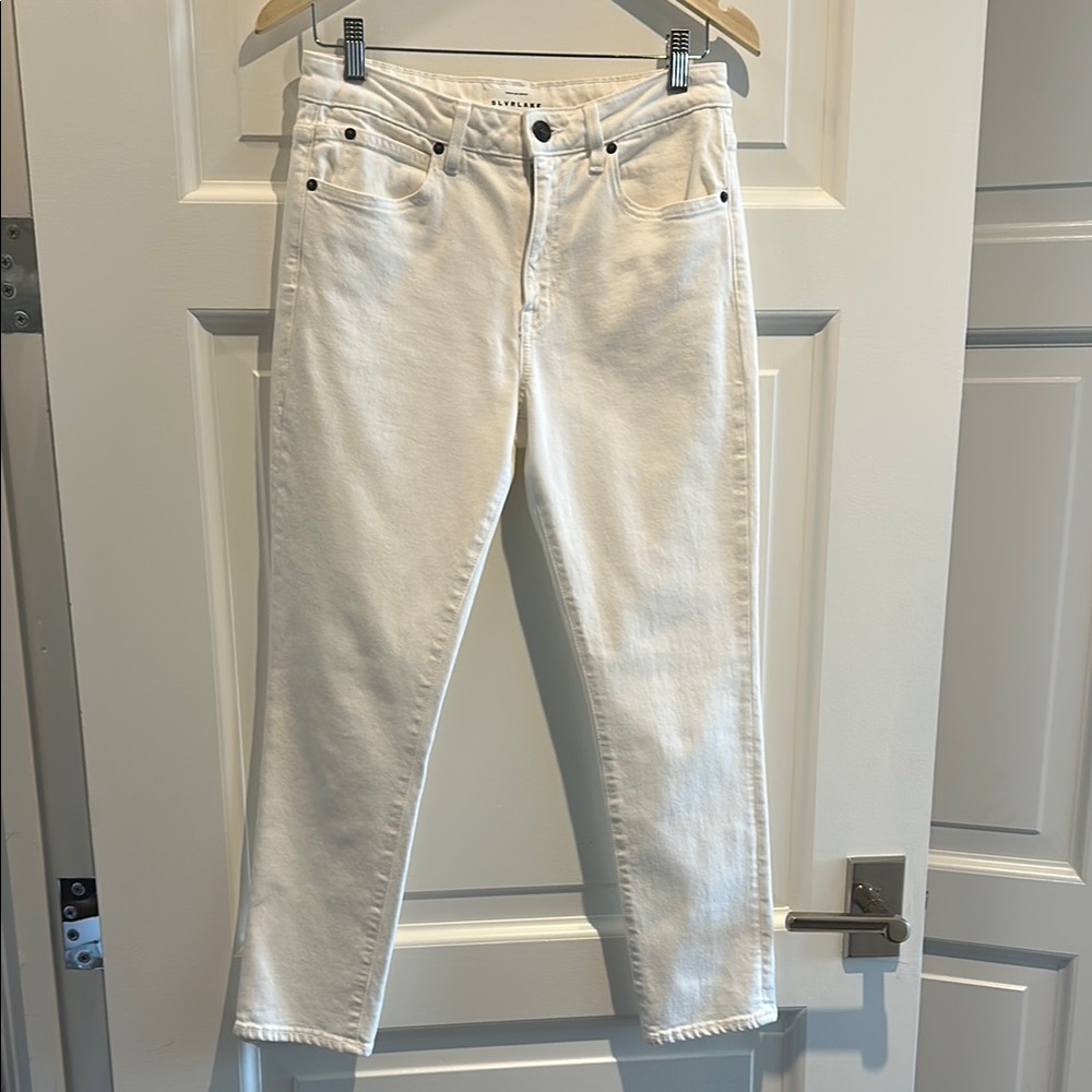 SLVRLAKE Women's Cream Jeans